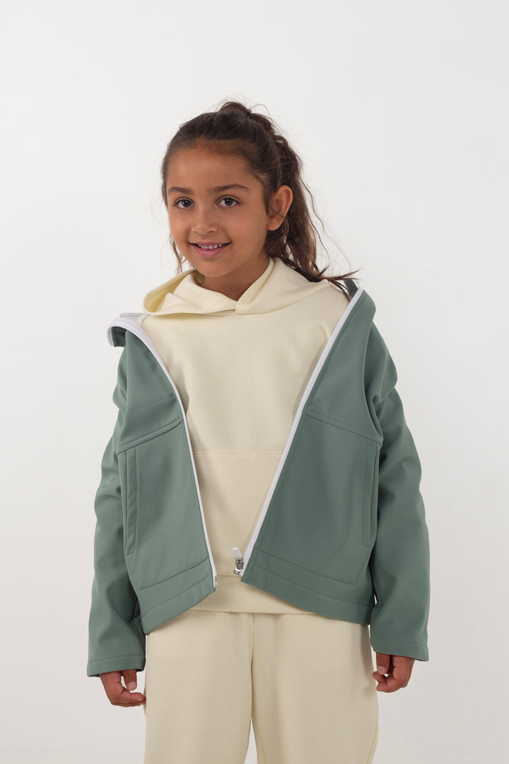 Swiftwarm Jacket Olive Trail iveakids