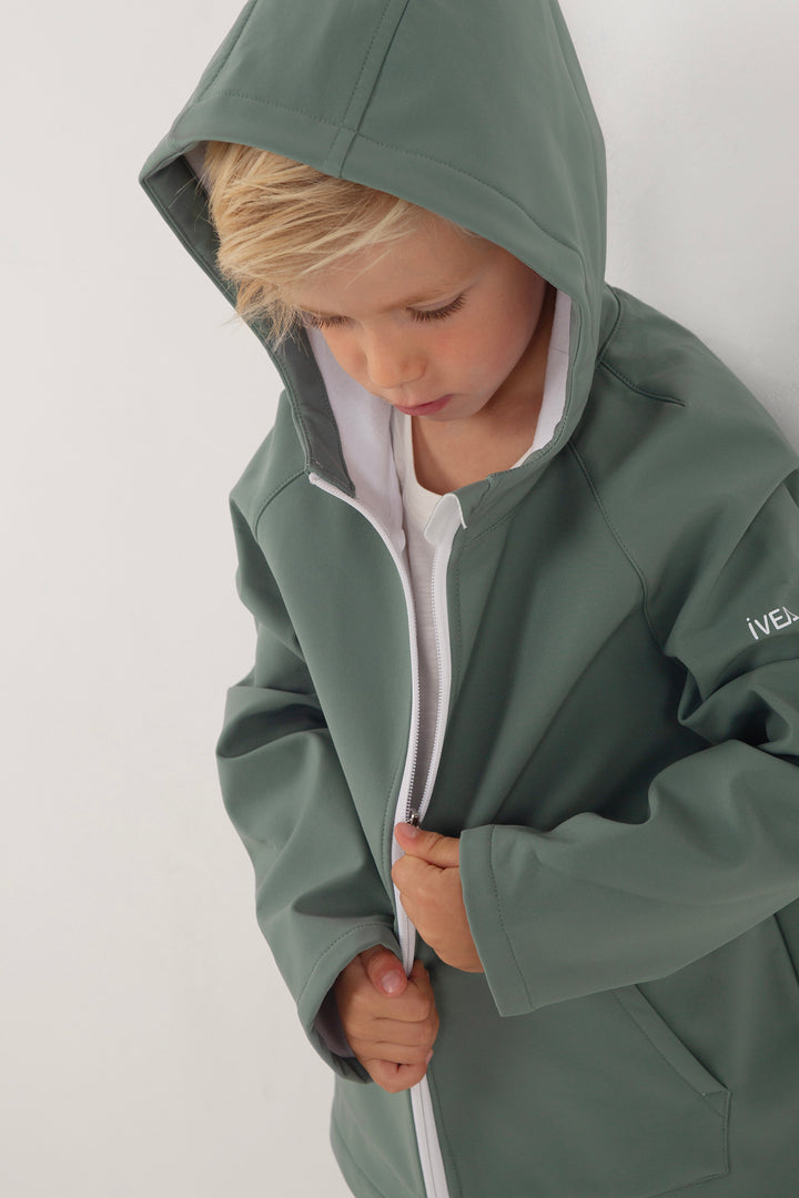 Swiftwarm Jacket Olive Trail iveakids